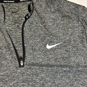 Nike Heather Gray Dri-FIT Top